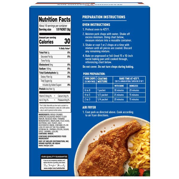 slide 24 of 29, Meijer Coating Mix Pork Seasoned 5 Oz, 5 oz