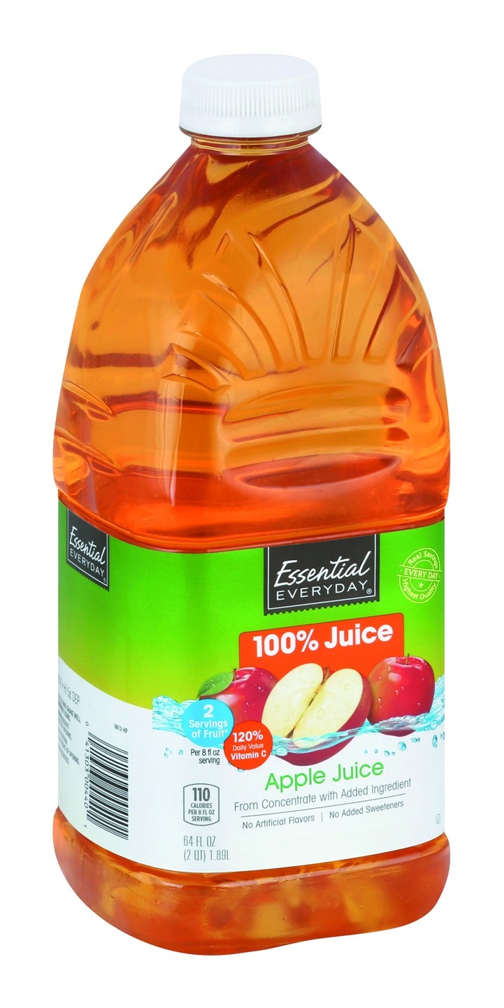 slide 1 of 1, Essential Everyday Apple Juice - 64 ct, 64 ct