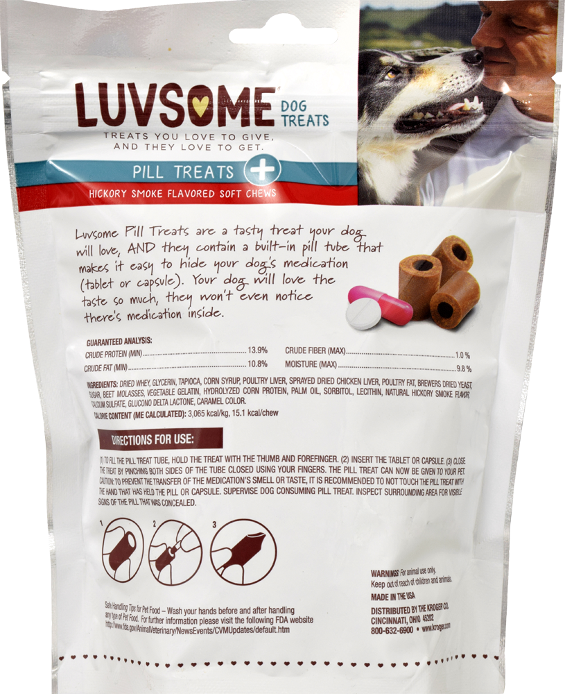 slide 3 of 4, Luvsome Pill Treats, 5.8 oz