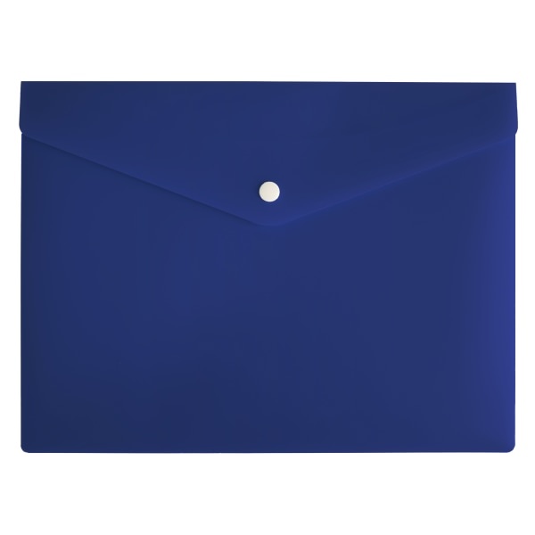 slide 1 of 1, Office Depot Brand Poly Envelope, 8-1/2'' X 11'', Blue, 1 ct