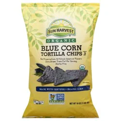 Sun Harvest Organic Blue Corn Tortilla Chips