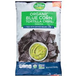 Sun Harvest Organic Blue Corn Tortilla Chips