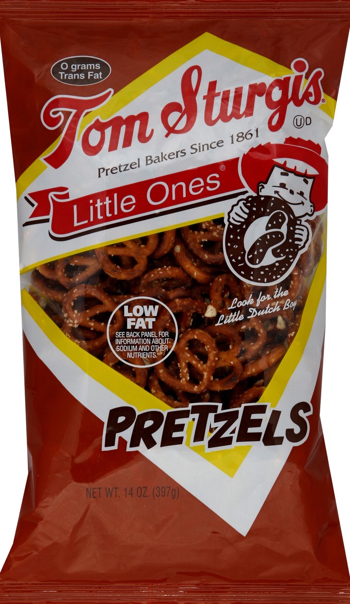 slide 2 of 5, Tom Sturgis Pretzels, 14 oz