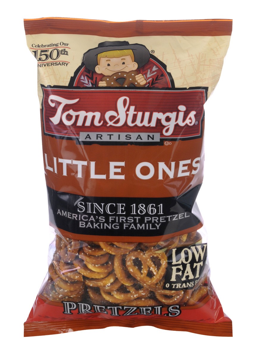 slide 1 of 5, Tom Sturgis Pretzels, 14 oz