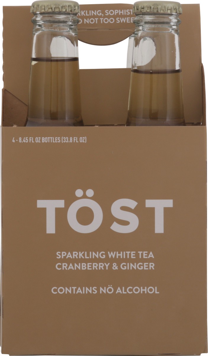 slide 10 of 13, Tost Cranberry & Ginger Sparkling White Tea - 4 ct, 4 ct; 250 ml