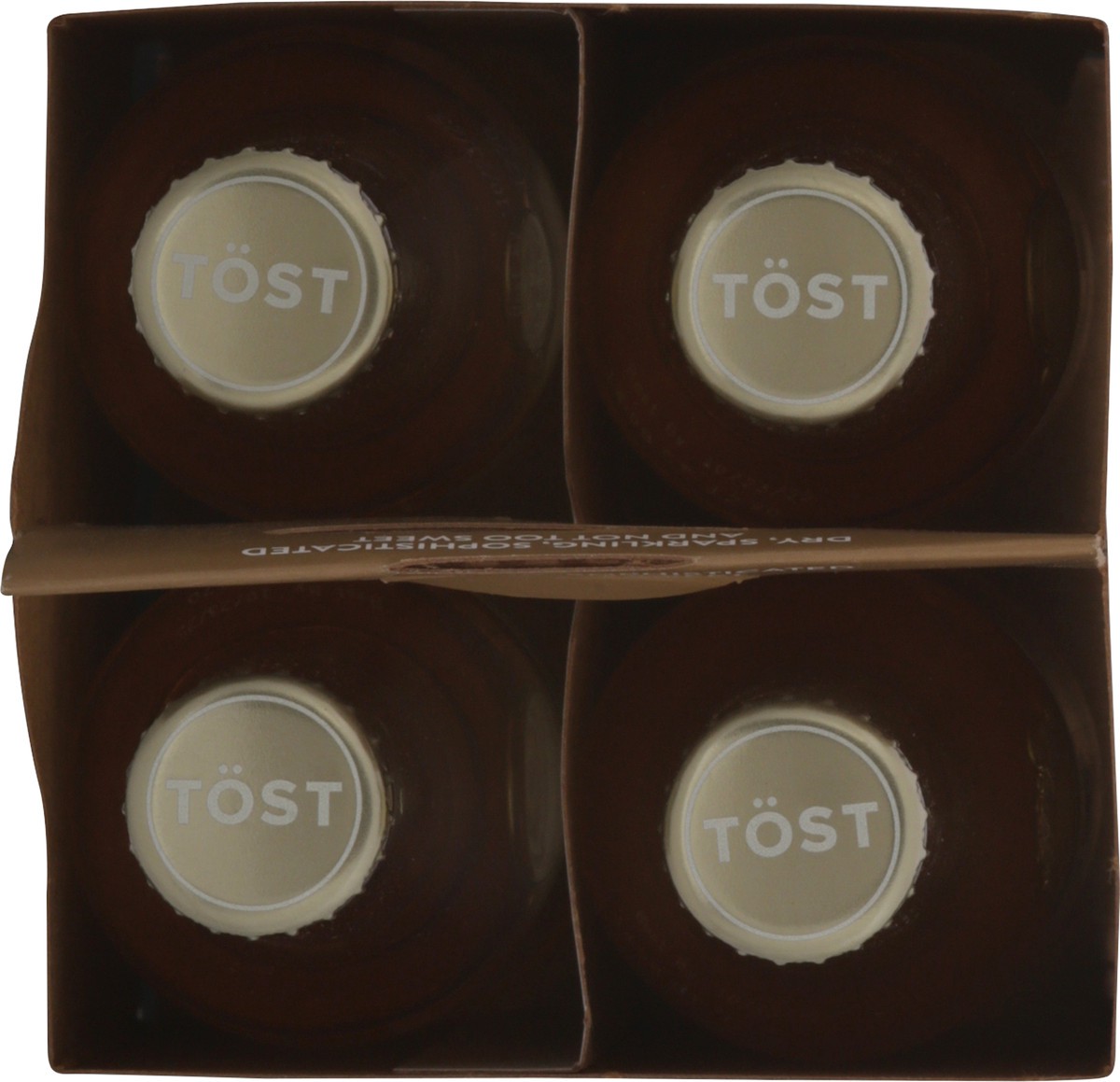 slide 4 of 13, Tost Cranberry & Ginger Sparkling White Tea - 4 ct, 4 ct; 250 ml