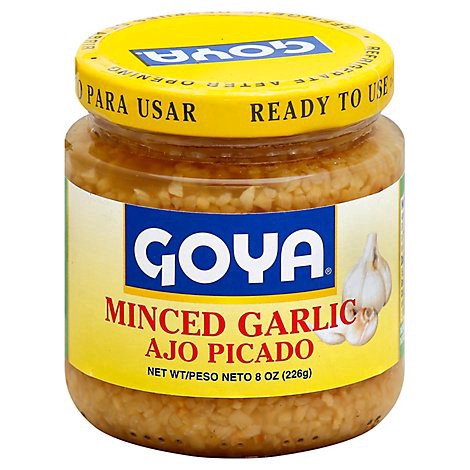 slide 1 of 1, Goya Garlic Minced Jar - 8 Oz, 8 oz