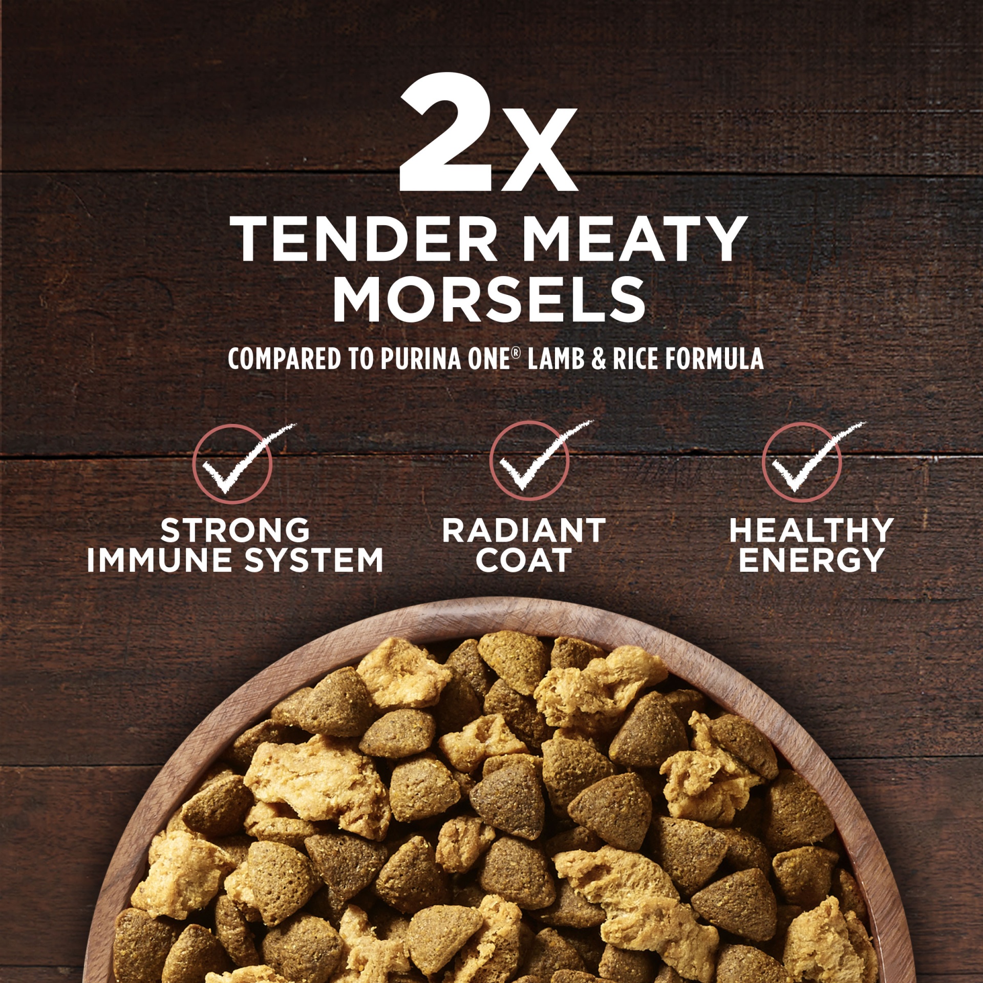 Purina ONE Natural, High Protein Dry Dog Food; SmartBlend True Instinct