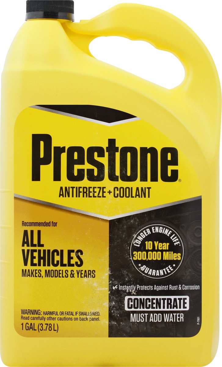 slide 3 of 9, Prestone Concentrate Antifreeze + Coolant 1 ea, 1 ct