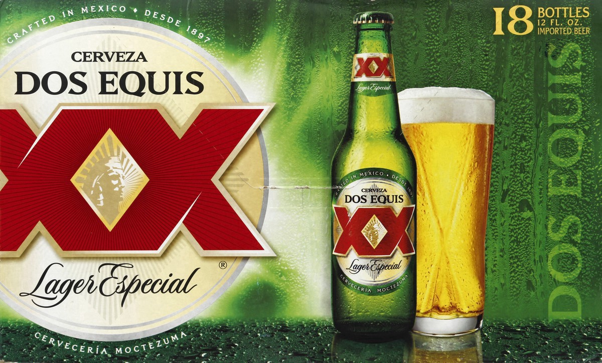 slide 17 of 18, Dos Equis Mexican Lager Beer, 18 Pack, 12 fl oz Bottles, 12 oz