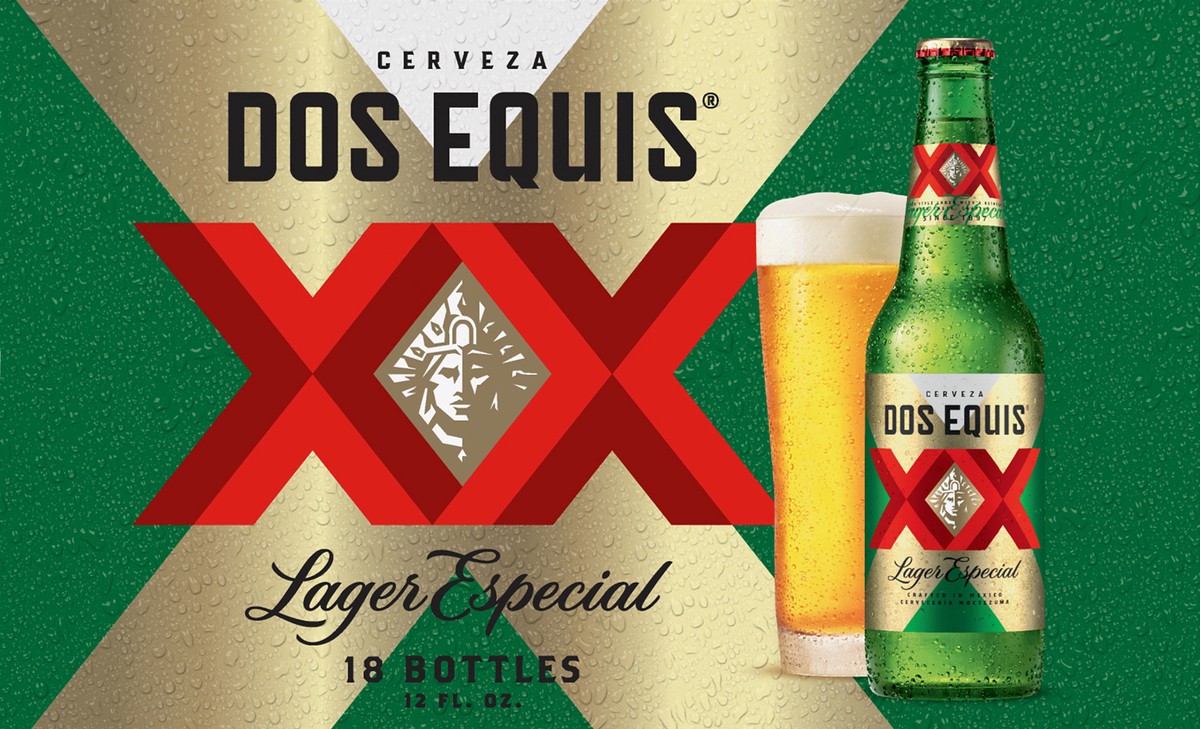 slide 1 of 18, Dos Equis Lager Especial Beer 18 - 12 fl oz Bottles, 18 ct