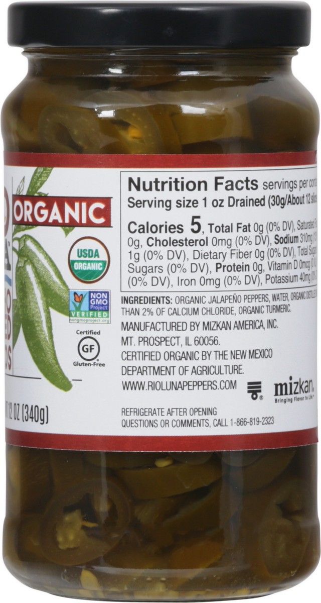 slide 2 of 14, Rio Luna Organic Nacho Sliced Jalapenos, 12 oz