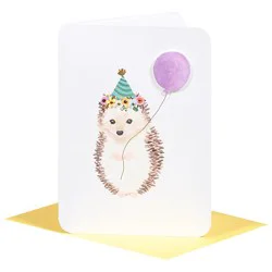 Papyrus Hedgehog Birthday Card - Each