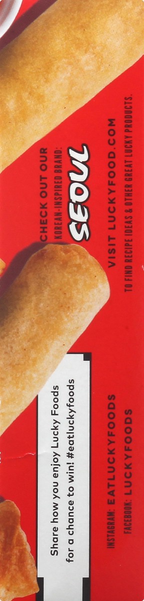slide 2 of 13, Lucky Foods Kimchi Spring Rolls 4 ea, 4 ct
