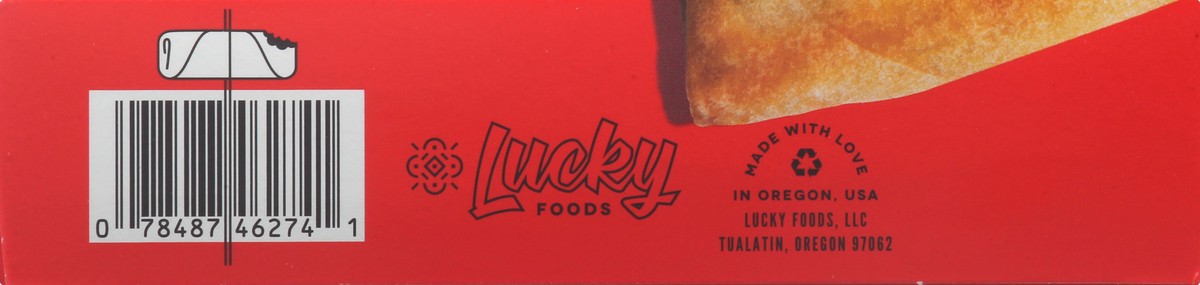 slide 4 of 13, Lucky Foods Kimchi Spring Rolls 4 ea, 4 ct
