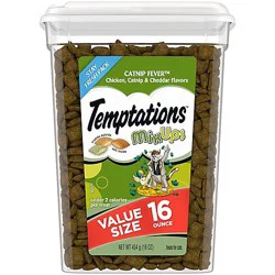 Temptations Mixups Catnip Fever Flavor Crunchy And Soft Adult Cat Treats - 16 Oz