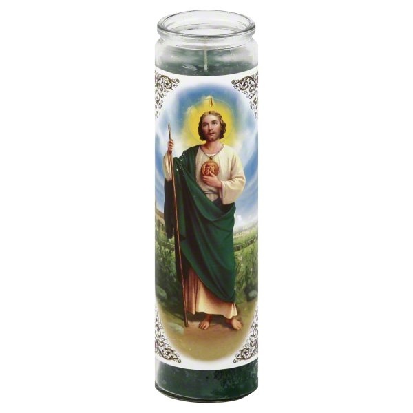 slide 1 of 1, Bright Glow St. Jude Thaddeus Candle, 1 ct