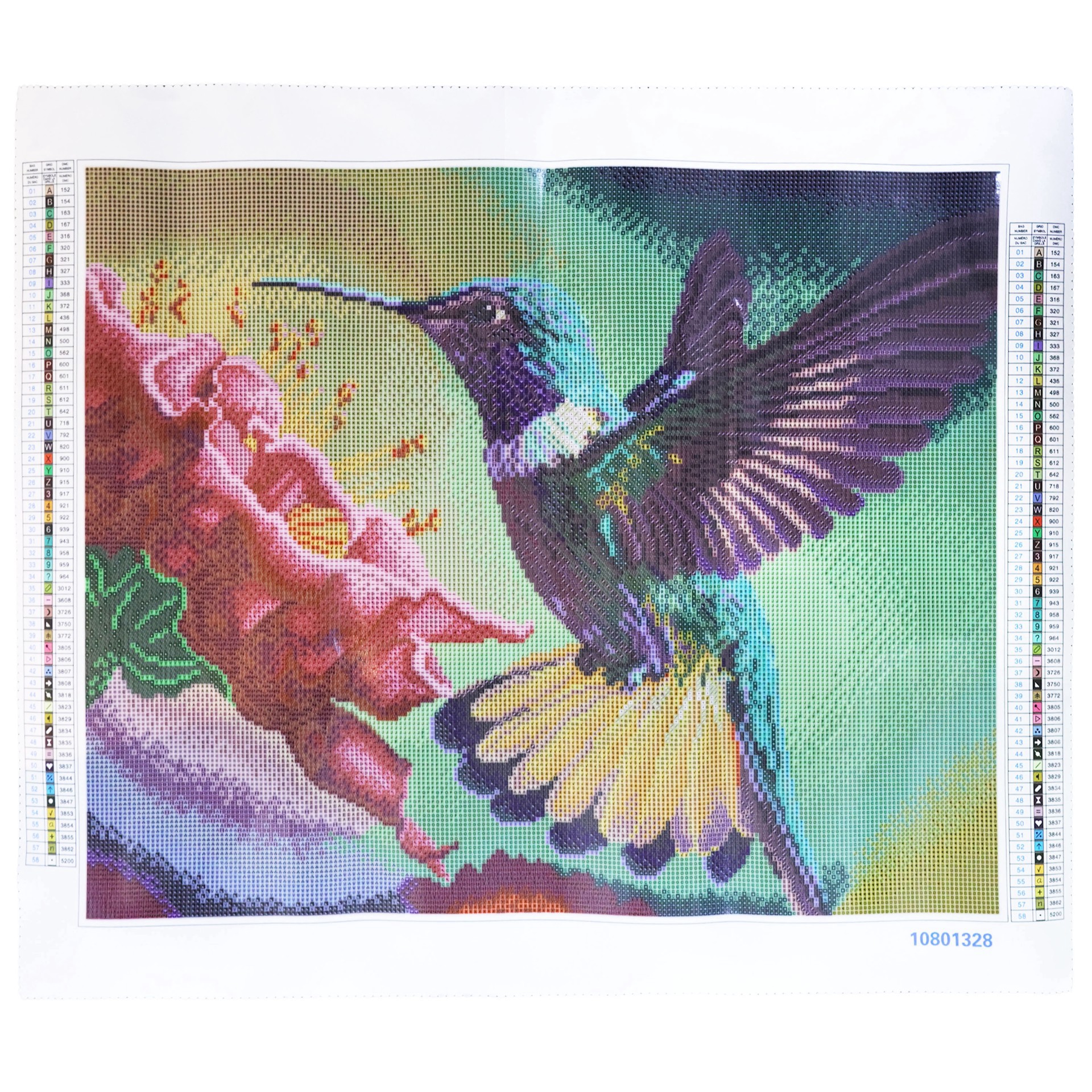 slide 3 of 4, 16" X 20" Hummingbird Diamond Art Kit By Make Market, 16 in x 20 in