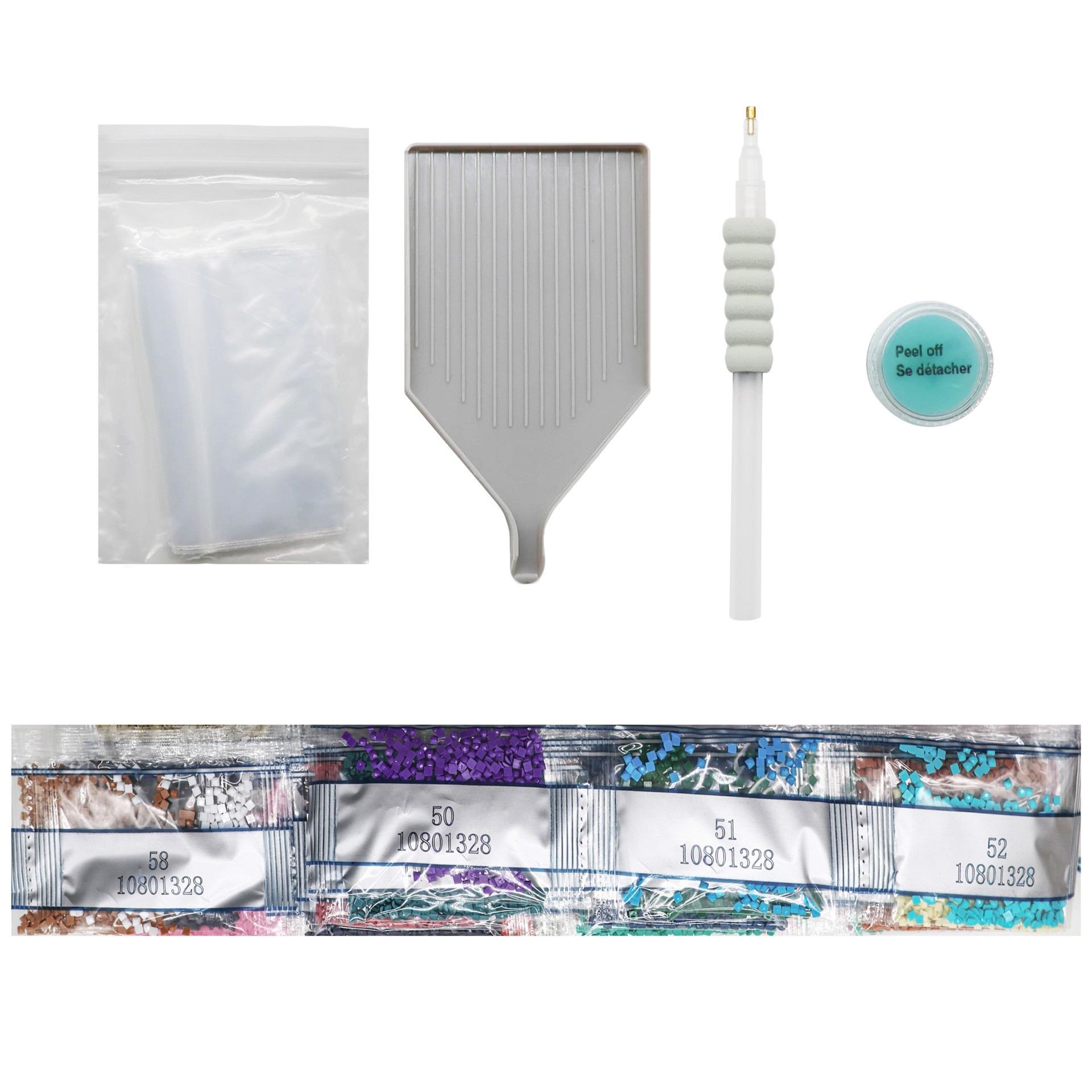 slide 4 of 4, 16" X 20" Hummingbird Diamond Art Kit By Make Market, 16 in x 20 in