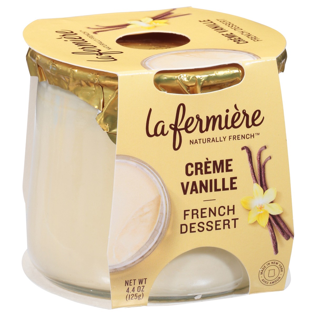 slide 2 of 9, La Fermière Pot De Crème Vanilla, 4.4 oz