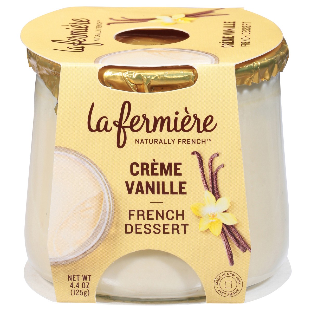 slide 1 of 9, La Fermière Pot De Crème Vanilla, 4.4 oz