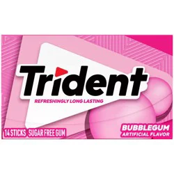 Trident Sugar Free Bubblegum