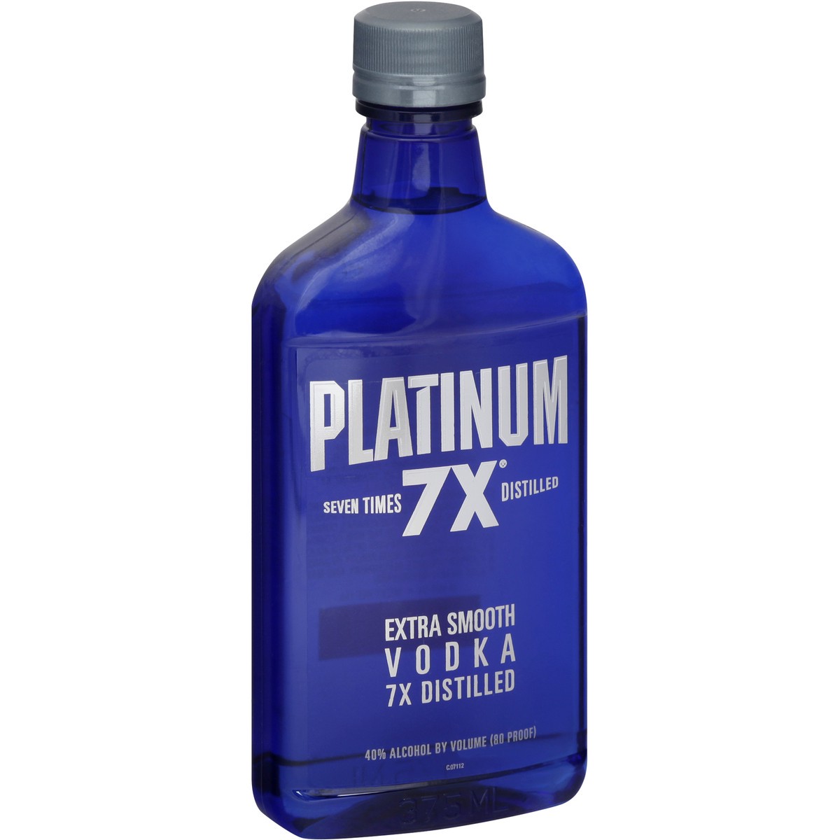 slide 2 of 8, Platinum 7X Vodka 375ml 80 Proof, 375 ml