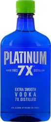 Platinum 7X Seven Times Distilled Extra Smooth Vodka, 375ml 80 Proof