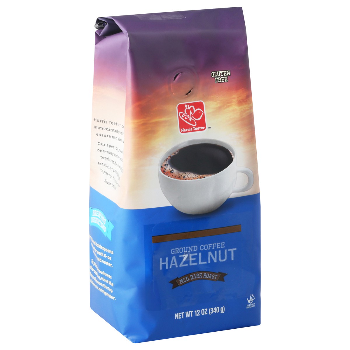 slide 6 of 10, Harris Teeter Coffee Hazelnut, 12.1 ct