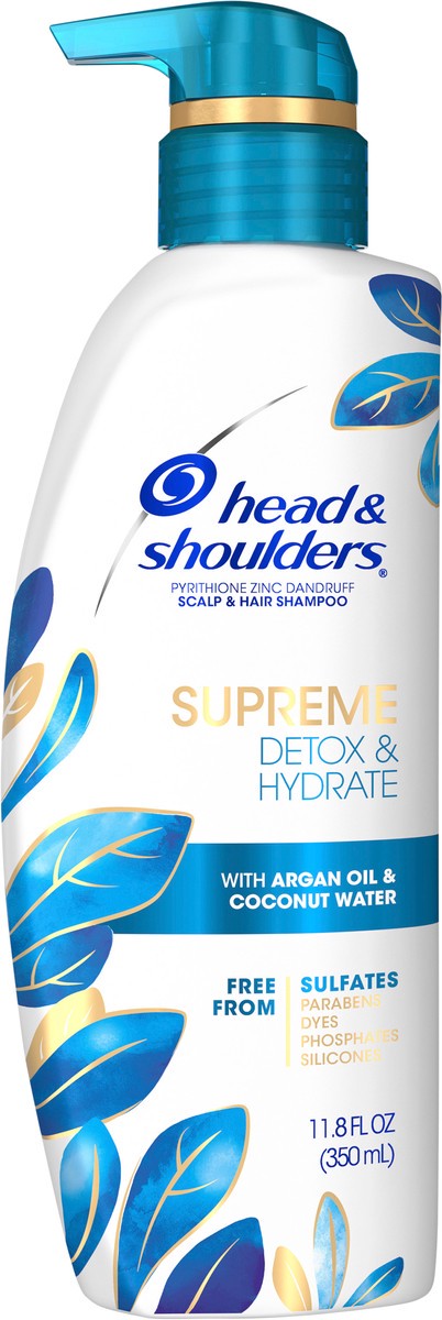 slide 3 of 7, Head & Shoulders Supreme Sulfate Free Detox & Hydrate Shampoo 11.8oz, 11.8 oz
