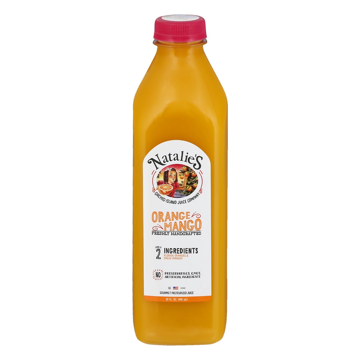 slide 1 of 1, Natalie's Orange Mango Juice, 32 fl oz