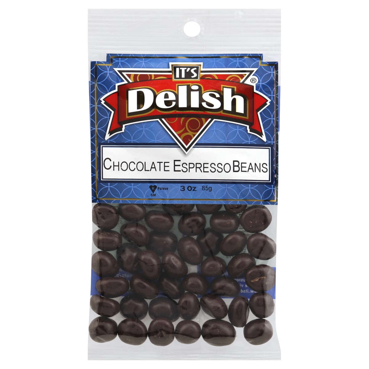 slide 2 of 3, It's Delish Chocolate Espresso Beans 3 oz, 3 oz