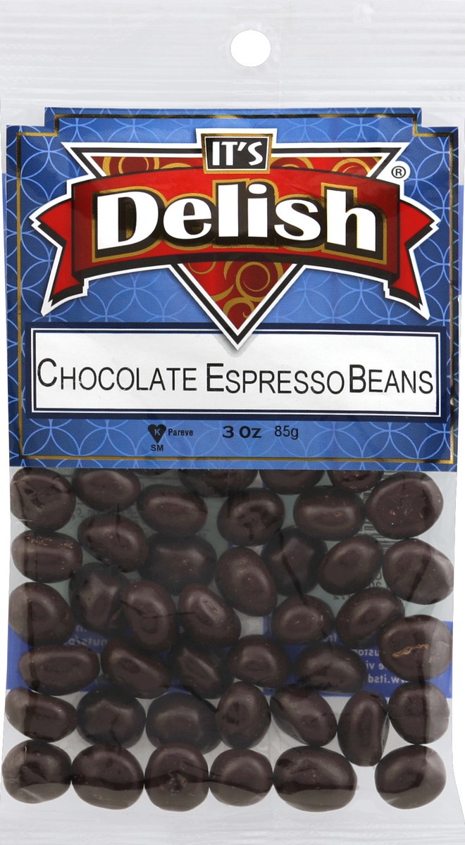 slide 1 of 3, It's Delish Chocolate Espresso Beans 3 oz, 3 oz