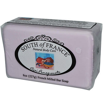 slide 1 of 1, South of France Acai Pomegranate Bar Soap, 8 oz