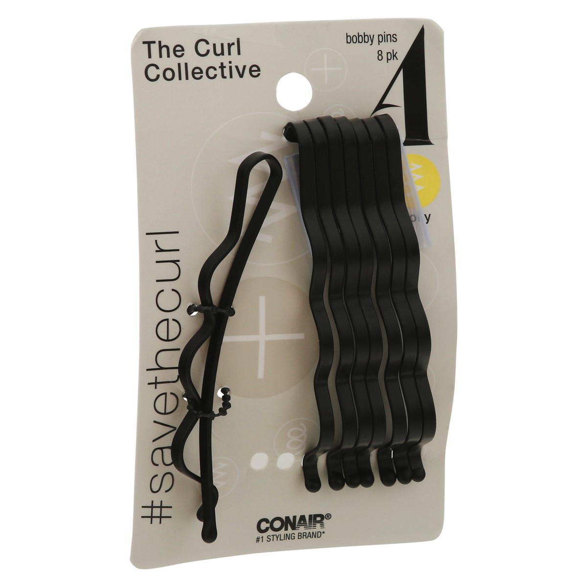 slide 5 of 10, Conair The Curl Collective Coily Bobby Pins 8 ea, 8 ct