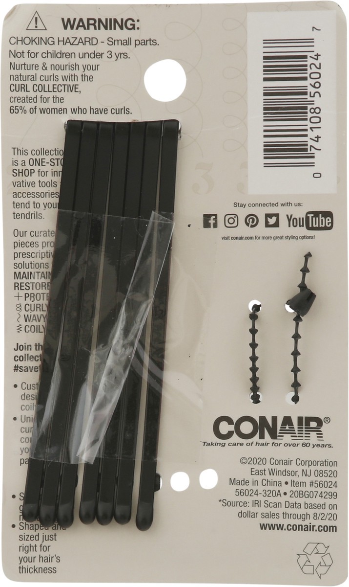 slide 8 of 10, Conair The Curl Collective Coily Bobby Pins 8 ea, 8 ct