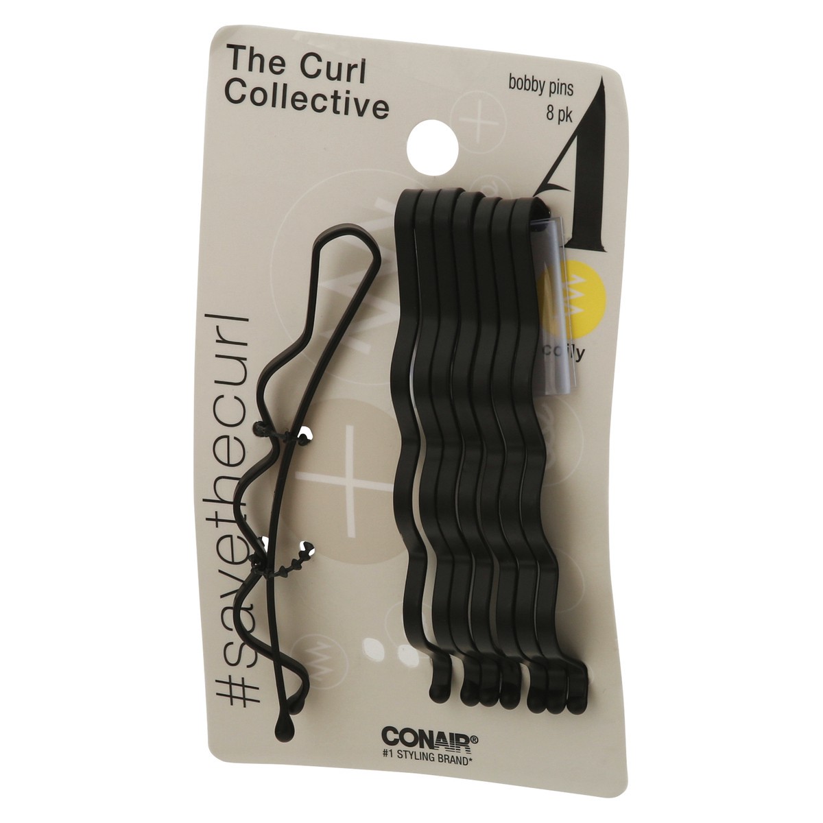 slide 4 of 10, Conair The Curl Collective Coily Bobby Pins 8 ea, 8 ct