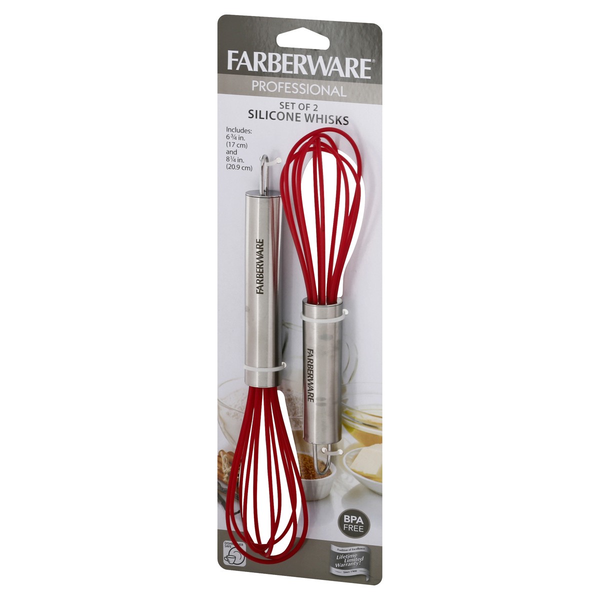 slide 8 of 11, Farberware Professional Set of 2 Silicone Whisks 2 ea, 2 ct