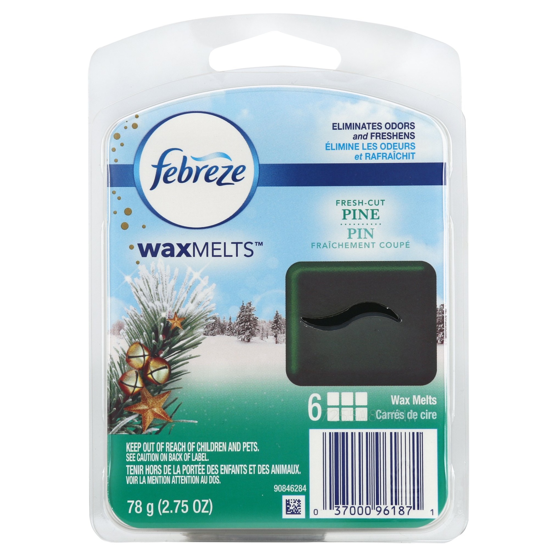 slide 1 of 5, Febreze Wax Melts Fresh Cut Pine Air Freshener, 2.75 oz