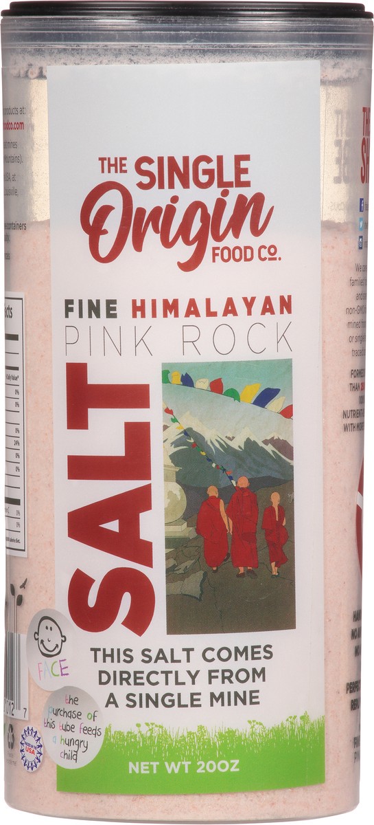 slide 12 of 12, The Single Origin Food Co. Fine Himalayan Pink Rock Salt 20 oz, 20 oz