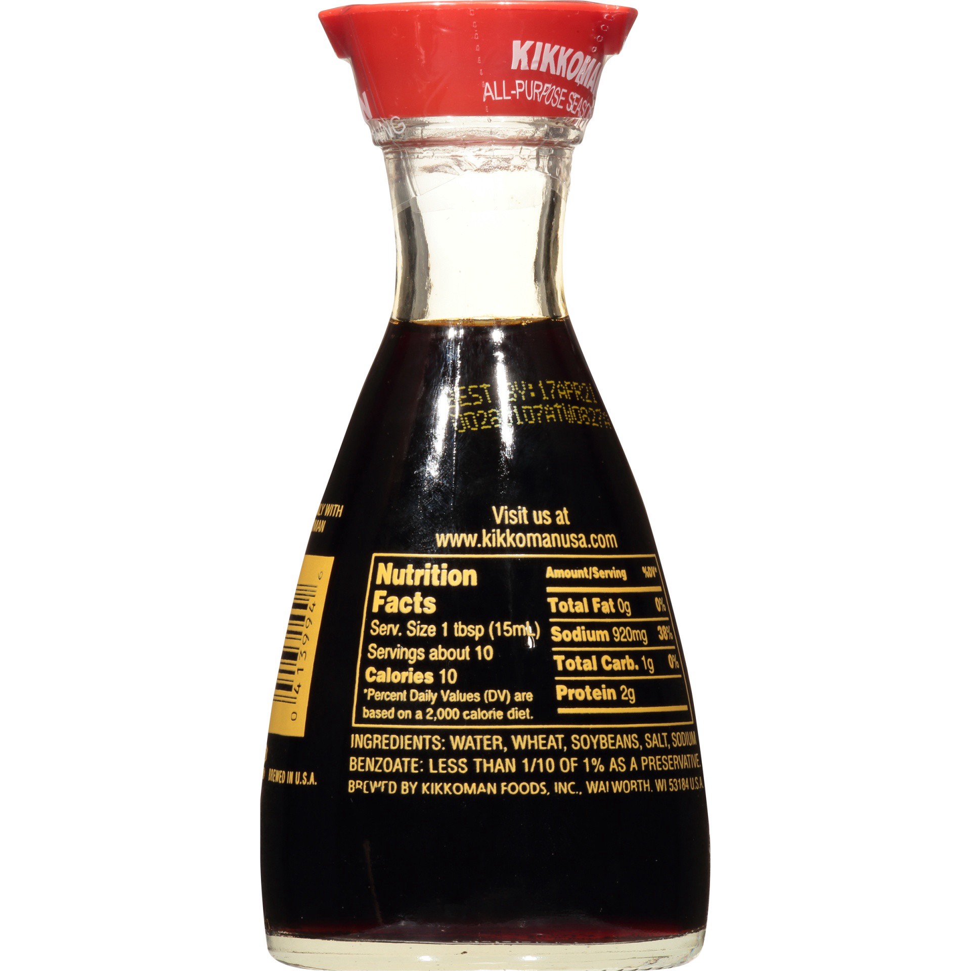 slide 5 of 7, Kikkoman Traditionally Brewed Soy Sauce, 5 fl oz