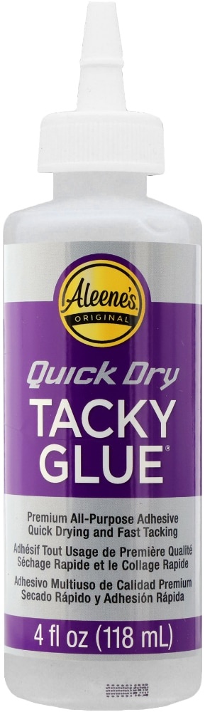 slide 1 of 1, Aleene's Quick Dry Tacky Glue, 4 oz