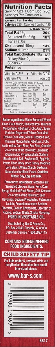 slide 16 of 16, Bar-S Corn Dogs, 10.68 oz