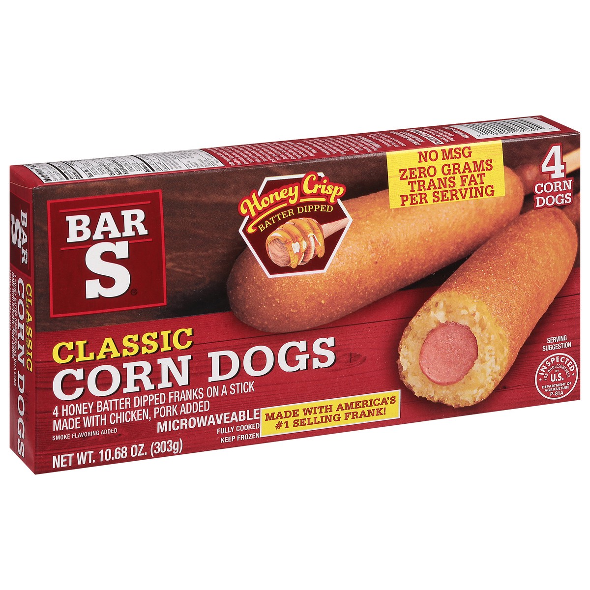 slide 6 of 16, Bar-S Corn Dogs, 10.68 oz