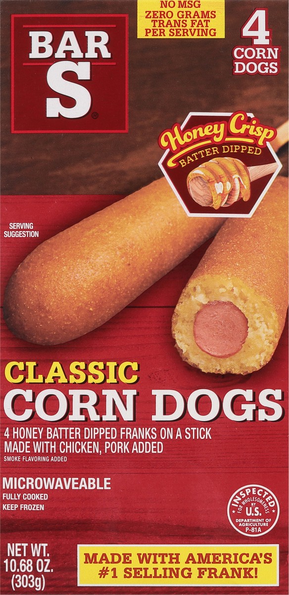 slide 10 of 16, Bar-S Corn Dogs, 10.68 oz