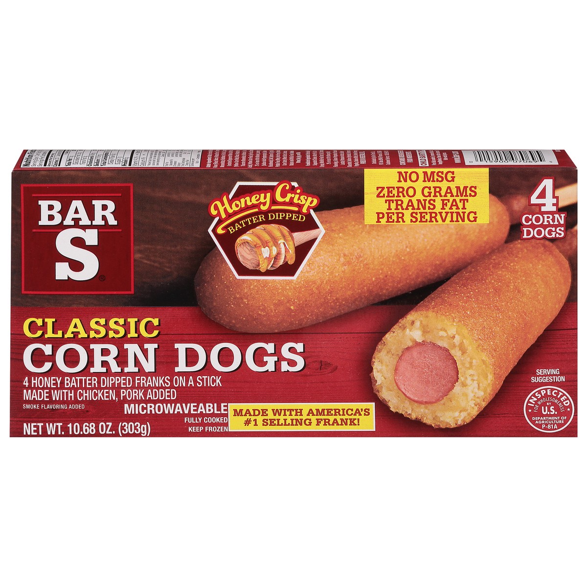 slide 8 of 16, Bar-S Corn Dogs, 10.68 oz