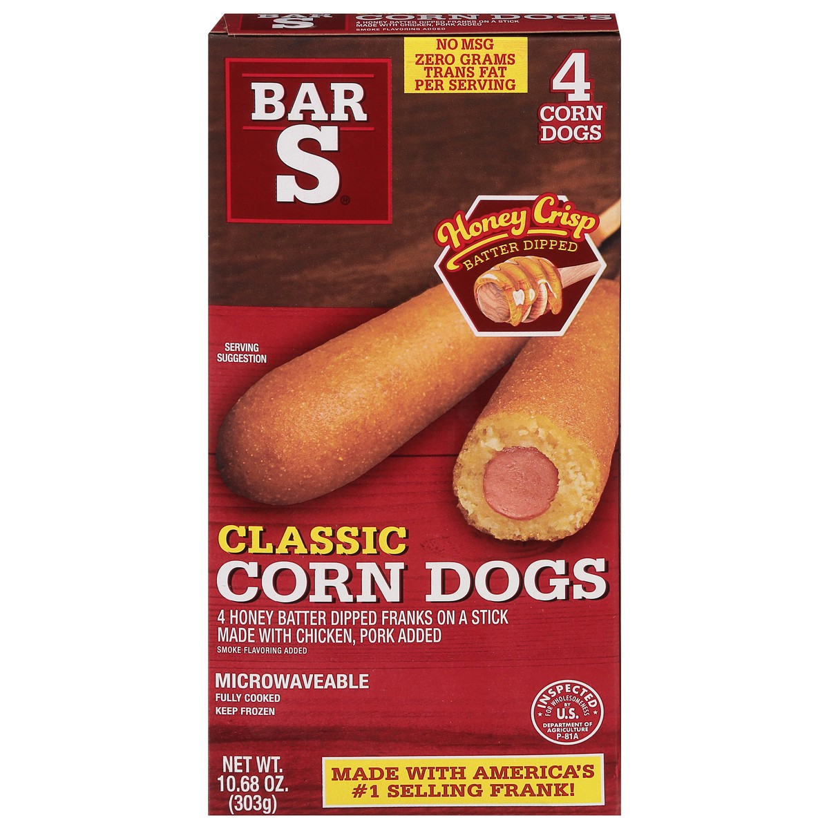 slide 1 of 16, Bar-S Corn Dogs, 10.68 oz