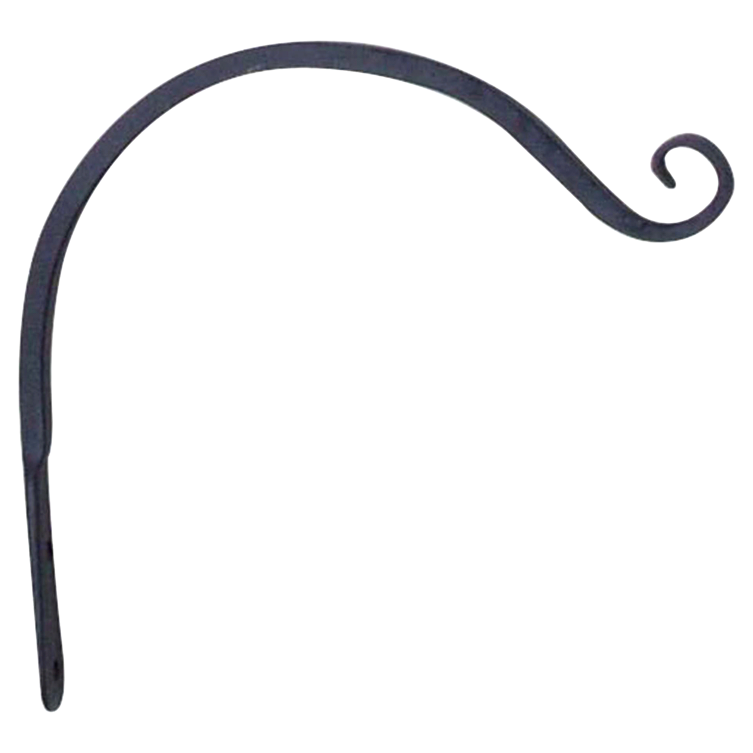 slide 1 of 1, Panacea Forged Curved Hook - Black, 12 in