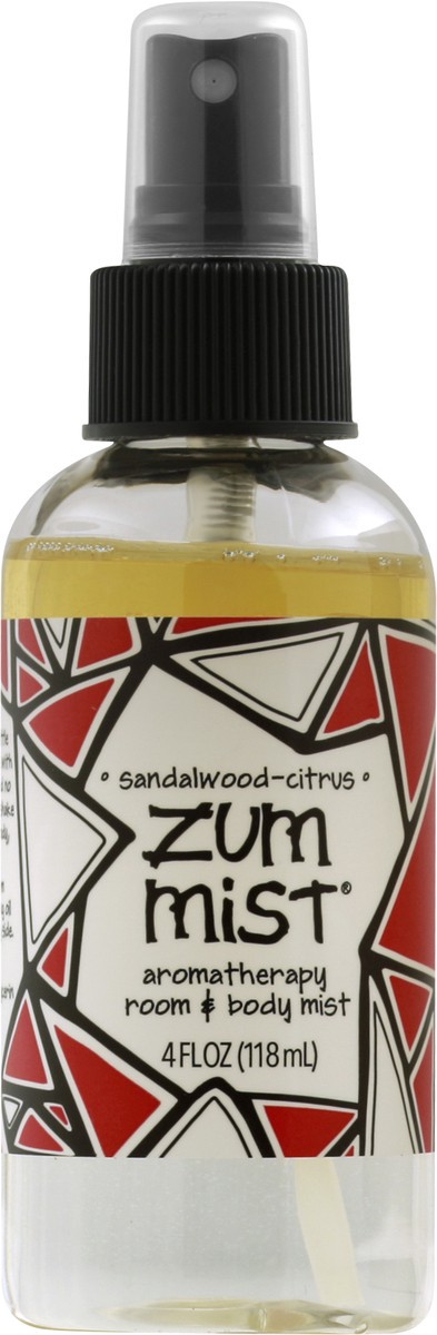 slide 5 of 8, Zum Mist Sandalwood Citrus Body Mist, 4 oz