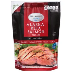 Hy-vee Fish Market Alaska Keta Salmon Fillets